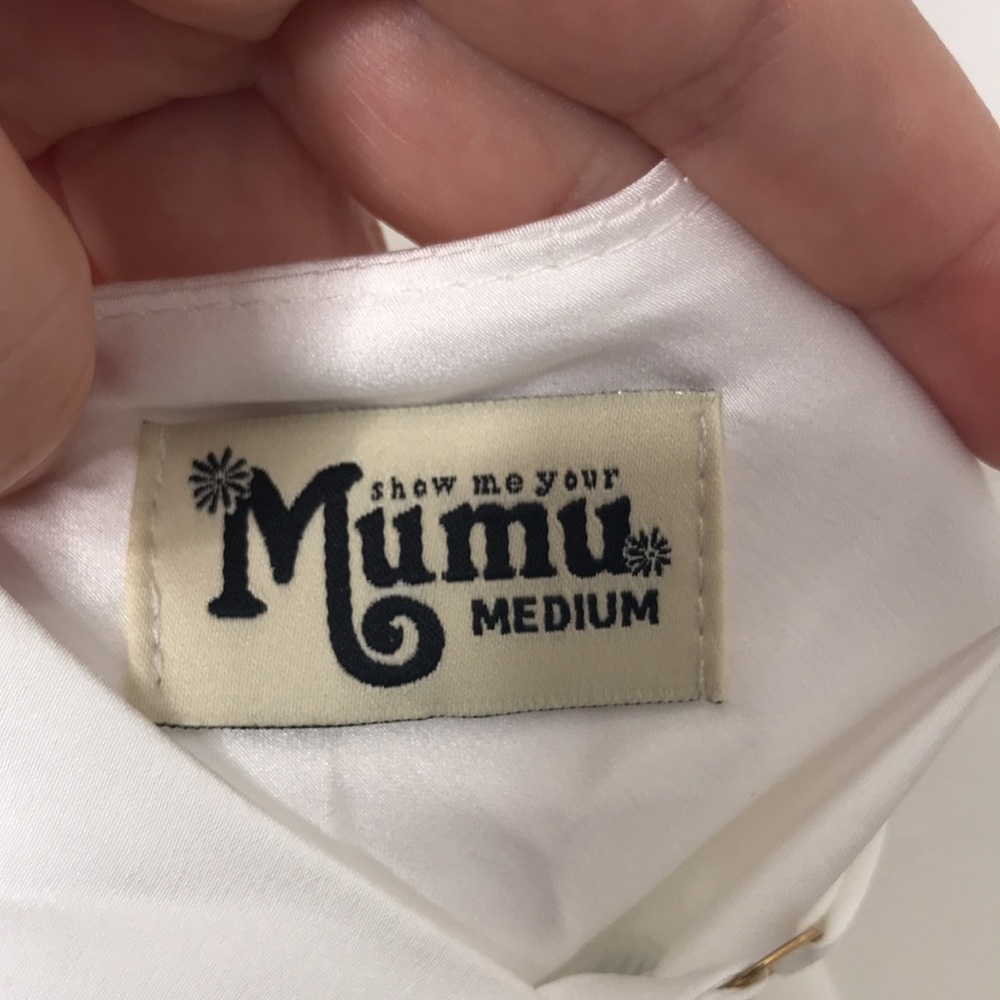 Show Me Your Mumu Ivory Satin Verona Cowl Dress - Picture 7 of 10